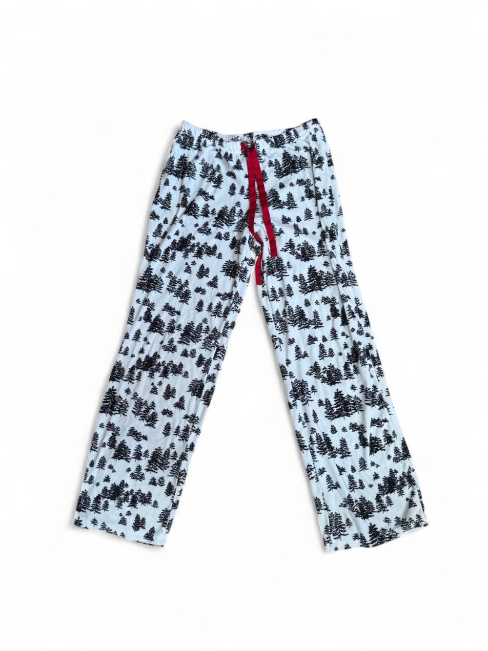 stars above White Tree-Print Pajama Pants